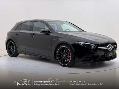 Mercedes-Benz Classe A 4Matic Night-Multibeam-LEDambient-Camera360-19'' Nero usata Riese Pio X