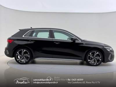 Audi A3 Sportback 40 TDI quattro S-tronic S-line edition Nero usata Riese Pio X