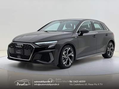 Audi A3 Sportback 40 TDI quattro S-tronic S-line edition Nero usata Riese Pio X