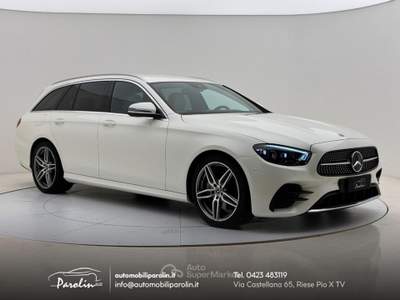 Mercedes-Benz Classe E d SW Auto Premium  AMG Restyling-Gancio-Multibeam Grigio usata Riese Pio X