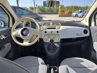 Fiat 500 BENZINA/GPL - 2013 Lounge Bianco usata ANDRIA