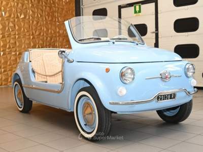 Fiat 500 F110 SPIAGGINA TUTTA RESTAURATA TARGHE ORIGINALI!! Blu/Azzurro usata Brescia