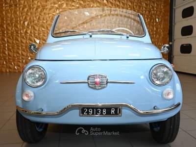 Fiat 500 F110 SPIAGGINA TUTTA RESTAURATA TARGHE ORIGINALI!! Blu/Azzurro usata Brescia