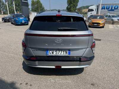 Hyundai Kona EV 64.8 KWh Exclusive Argento usata Alba