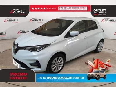 Renault ZOE Zen R135 Flex e-shifter -BATTERIA A NOLEGGIO Bianco usata Coccaglio