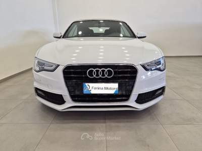 Audi A5 Cabrio 2.0 TDI multitronic S-Line - Sens. park. Bianco usata Liscate