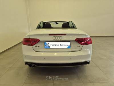 Audi A5 Cabrio 2.0 TDI multitronic S-Line - Sens. park. Bianco usata Liscate