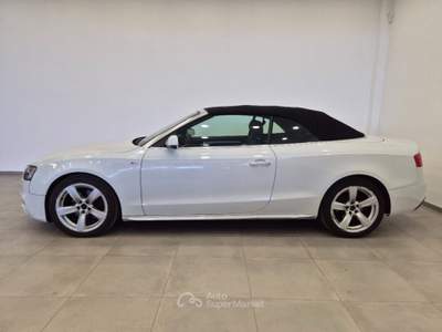 Audi A5 Cabrio 2.0 TDI multitronic S-Line - Sens. park. Bianco usata Liscate