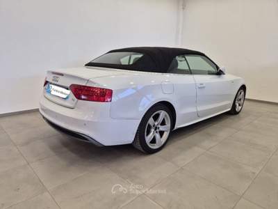 Audi A5 Cabrio 2.0 TDI multitronic S-Line - Sens. park. Bianco usata Liscate