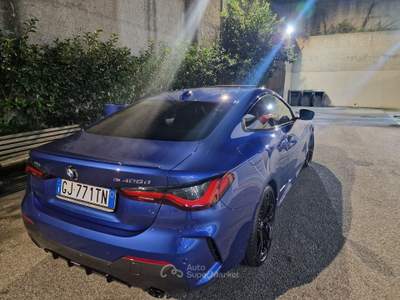 BMW Serie 4 420d d 48V Coupé Msport PELLE / NAVI Blu/Azzurro usata Villa Carcina