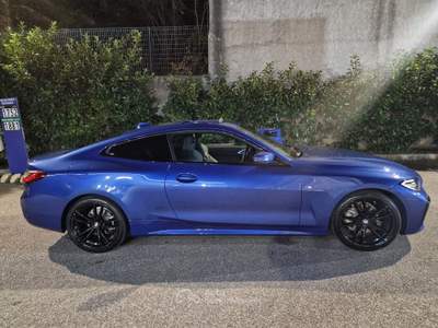 BMW Serie 4 420d d 48V Coupé Msport PELLE / NAVI Blu/Azzurro usata Villa Carcina
