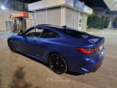 BMW Serie 4 420d d 48V Coupé Msport PELLE / NAVI Blu/Azzurro usata Villa Carcina