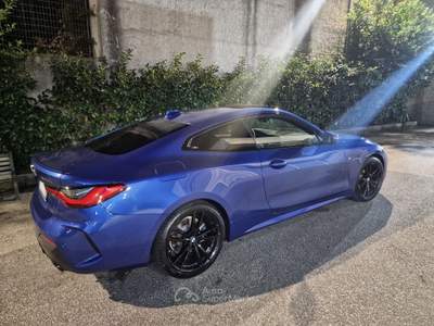 BMW Serie 4 420d d 48V Coupé Msport PELLE / NAVI Blu/Azzurro usata Villa Carcina