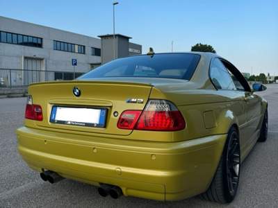 BMW Serie 3 M3 e46 coupè manuale phoenix yellow Giallo usata Milano
