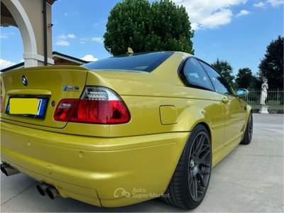 BMW Serie 3 M3 e46 coupè manuale phoenix yellow Giallo usata Milano