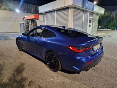 BMW Serie 4 420d 420 d 48V Coupé Msport PELLE / NAVI Blu/Azzurro usata Villa Carcina
