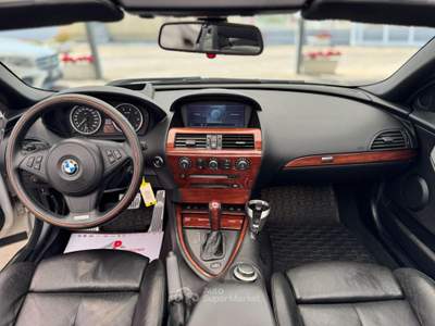 BMW Serie 6 650i i 4.8 V8 367cv Cabrio INDIVIDUAL Argento usata Castellaneta