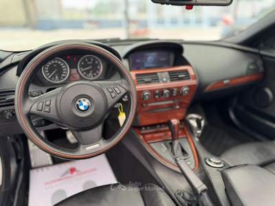 BMW Serie 6 650i i 4.8 V8 367cv Cabrio INDIVIDUAL Argento usata Castellaneta