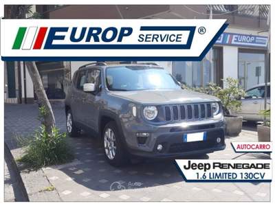 Jeep Renegade 1.6 mjt Limited 130CV - Autocarro Grigio usata Zafferana Etnea