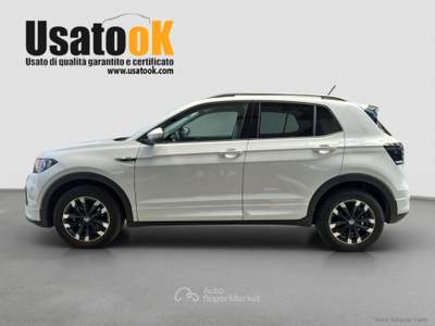 Volkswagen T-Cross T-Cross 1.0 TSI Sport PACCHETTO R-LINE - TUA A € 18.900 CON USATOOK PLUS Bianco usata AVIGLIANA
