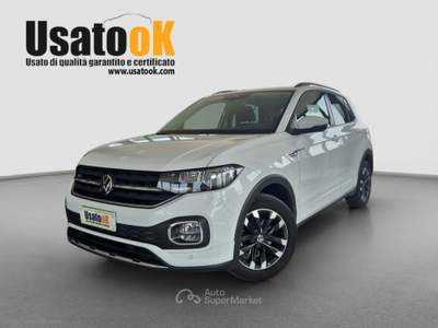 Volkswagen T-Cross T-Cross 1.0 TSI Sport PACCHETTO R-LINE - TUA A € 18.900 CON USATOOK PLUS Bianco usata AVIGLIANA
