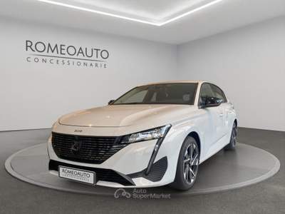 Peugeot 308 Hybrid 136 e-DCS6 Allure Bianco usata Gubbio
