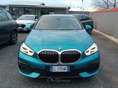 BMW Serie 1 120i 120i 5P BUSINESS ADVANCED VIRTUAL NAVI LED PRIVACY Blu/Azzurro usata Pomezia