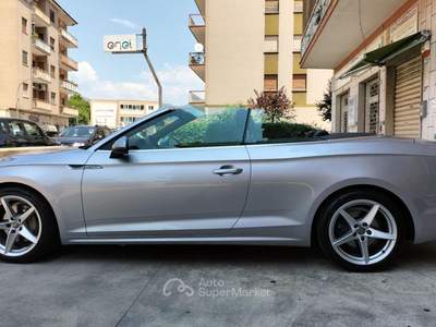 Audi A5 Cabrio 40 TDI S tronic Business Sport *UFFICIALE* Argento usata Cassino