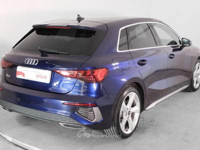 Audi A3 SPB 35 TDI S tronic S line edition Blu/Azzurro usata Paruzzaro