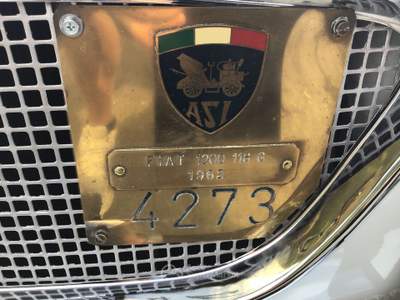 Fiat 124 1200 CABRIO Bianco usata Castelli Calepio