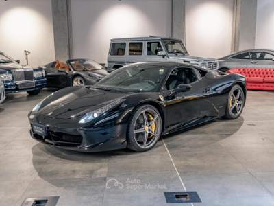 Ferrari 458 Italia DCT*Uff Italia*LED*Carbonio*Service Ferrari Nero usata MILANO
