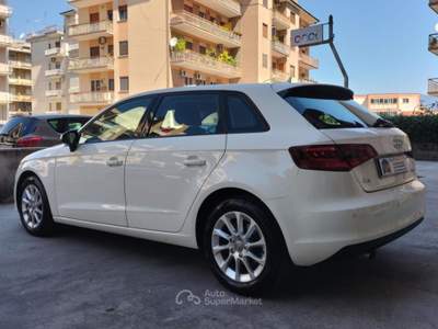 Audi A3 SPB 1.6 TDI 110 CV Ambition *KM CERTIFICATI* Bianco usata Cassino