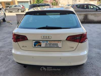 Audi A3 SPB 1.6 TDI 110 CV Ambition *KM CERTIFICATI* Bianco usata Cassino