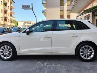 Audi A3 SPB 1.6 TDI 110 CV Ambition *KM CERTIFICATI* Bianco usata Cassino