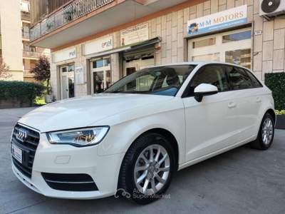 Audi A3 SPB 1.6 TDI 110 CV Ambition *KM CERTIFICATI* Bianco usata Cassino