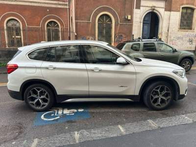 BMW X1 Sdrive18d auto Bianco usata CAGLIARI