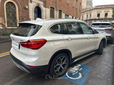 BMW X1 Sdrive18d auto Bianco usata CAGLIARI