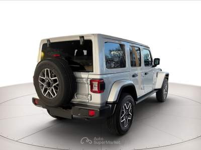 Jeep Wrangler Unlimited 4×e 2.0 atx sahara Argento usata Verona