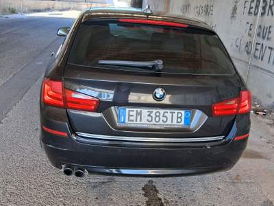 BMW Serie 5 520d auto ben tenuta Nero usata Monopoli