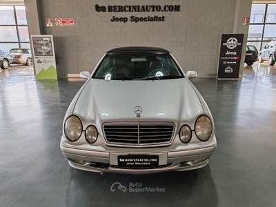 Mercedes-Benz CLK 200 K CABRIO 4 POSTI Argento usata PISTOIA