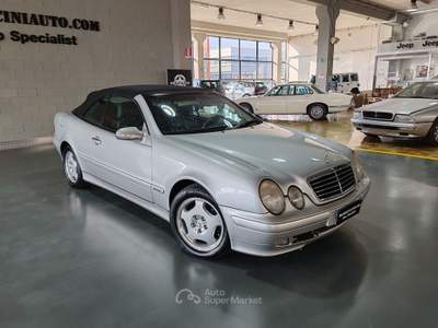 Mercedes-Benz CLK 200 K CABRIO 4 POSTI Argento usata PISTOIA