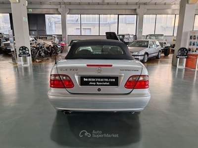 Mercedes-Benz CLK 200 K CABRIO 4 POSTI Argento usata PISTOIA