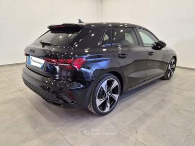 Audi A3 SPB 35 TDI S tronic S line - Carplay - Cam - ACC Nero usata Liscate