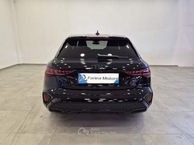 Audi A3 SPB 35 TDI S tronic S line - Carplay - Cam - ACC Nero usata Liscate