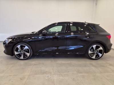 Audi A3 SPB 35 TDI S tronic S line - Carplay - Cam - ACC Nero usata Liscate