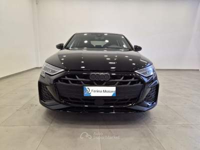 Audi A3 SPB 35 TDI S tronic S line - Carplay - Cam - ACC Nero usata Liscate
