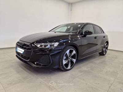 Audi A3 SPB 35 TDI S tronic S line - Carplay - Cam - ACC Nero usata Liscate