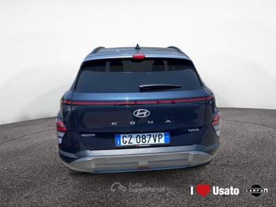Hyundai Kona 1.6 T-GDI DCT XLine Plus Blu/Azzurro usata Roma