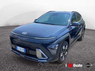 Hyundai Kona 1.6 T-GDI DCT XLine Plus Blu/Azzurro usata Roma