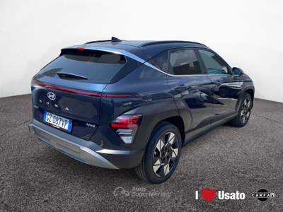 Hyundai Kona 1.6 T-GDI DCT XLine Plus Blu/Azzurro usata Roma